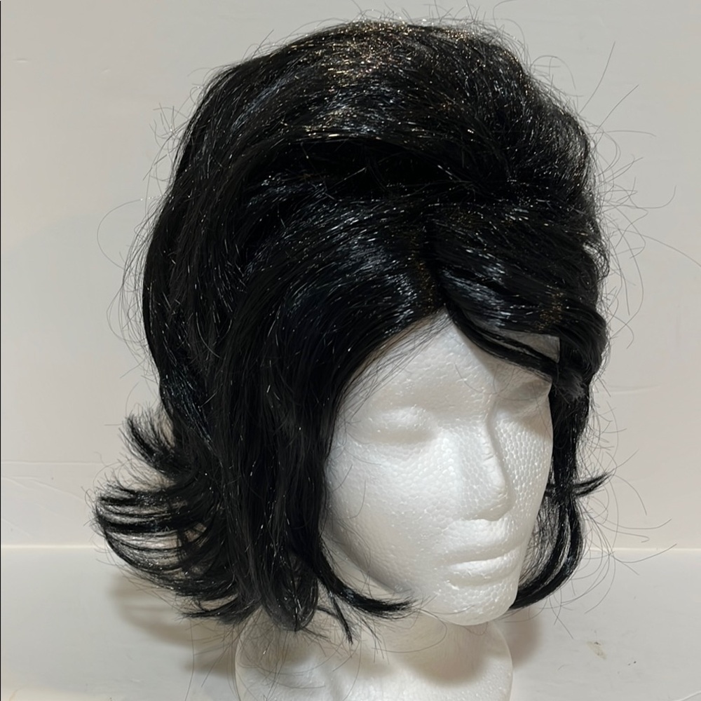 Elegant Black Women's Wig, one size. Worn once. EUC